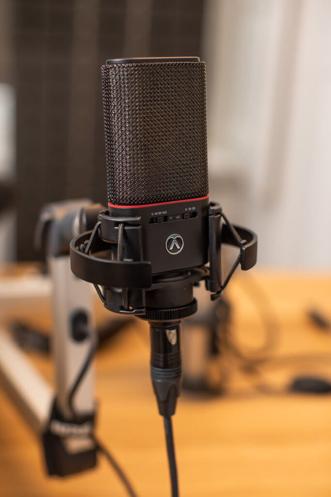 Aufnahme, Studio, Mikrofon, Podcast